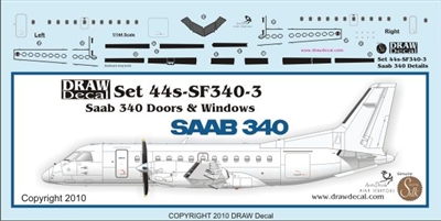 1:144 SAAB 340 Windws & Details