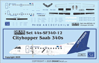 1:144 Cityhopper Saab 340B
