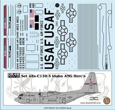 1:48 USAF Idaho Air National Guard C-130's