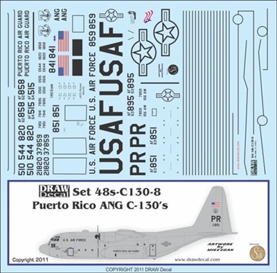 1:48 USAF Puerto Rico ANG C.130 Hercules