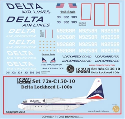 1:48 Delta Airlines L-100 Hercules