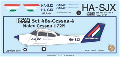 1:48 Malev Airlines Cessna 172