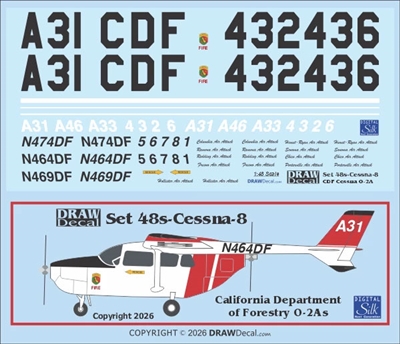 1:48 California Department of Forestry Cessna O-2A Super Skymaster