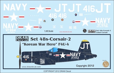 1:48 'Korean War Hero' F4U Corsair