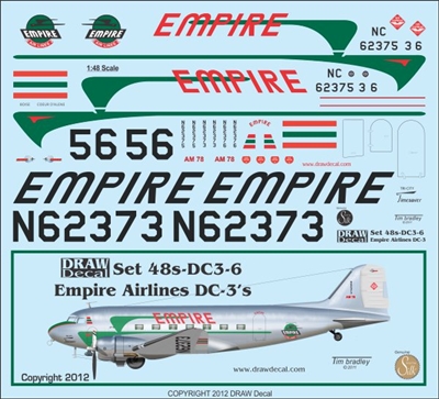 1:48 Empire Airlines Douglas DC-3