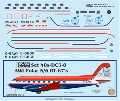 1:48 Alfred Wenger Institute Douglas DC-3 / Basler BT67