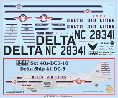 1:48 Delta 'Ship 41' Douglas DC-3