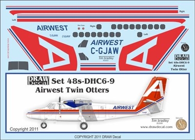 1:48 Airwest DHC-6 Twin Otter