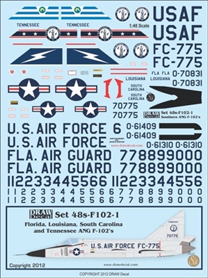 1:48 USAF Southern ANG F.102 Delta Dart