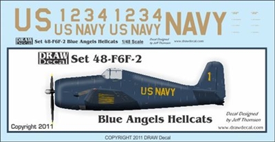 1:48 'Blue Angels' Racer F6F Hellcat