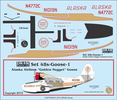 1:48 Alaska Airlines 'Golden Nugget' Grumman Goose