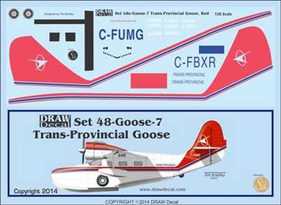 1:48 Trans-Provincial, Red Grumman Goose