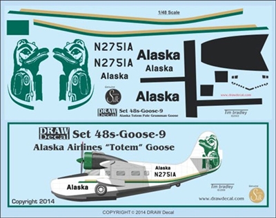 1:48 Alaska 'Totem Pole' Grumman Goose