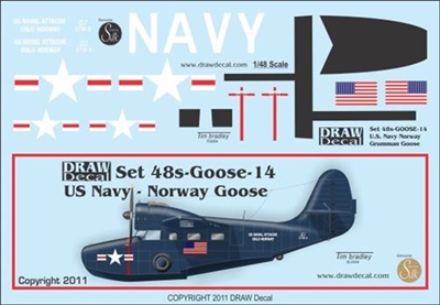 1:48 Norwegian US Navy Grumman Goose