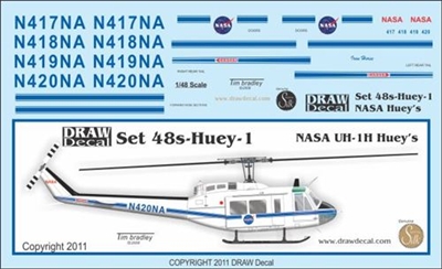 1:48 NASA UH-1D Huey