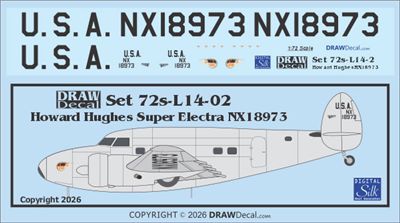 1:48 Howard Hughes L.14H Super Electra