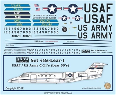 1:48 USAF Learjet C-21 (Lear 35A)