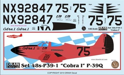 1:48 P-39Q 1946 Thompson Trophy 'Cobra One'