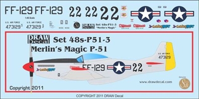 1:48 N.A. P.51 Mustang "Merlin's Magic"