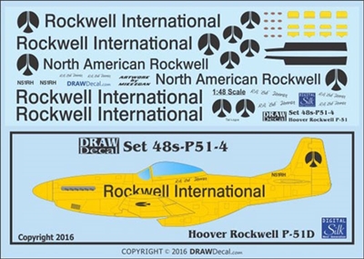 1:48 N.A. P.51D Mustang (Rockwell International)