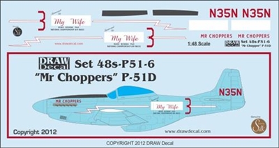 1:48 N.A. P.51D Mustang "Mr. Choppers"