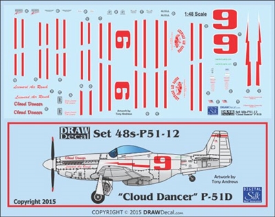 1:48 N.A. P-51D Mustang  'Cloud Dancer'