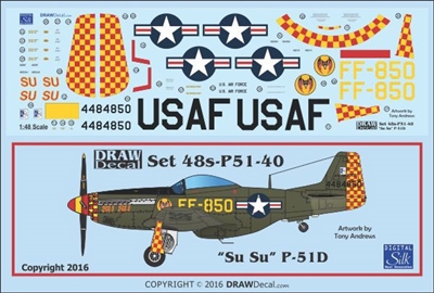 1:48 N.A. P-51D Mustang  "Su Su"