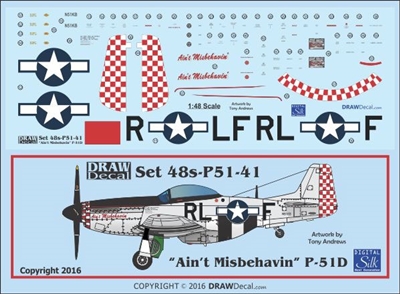1:48 N.A. P-51D Mustang  "Ain't Misbehavin'"