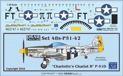 1:48 N.A. P-51D Mustang  "Charlotte's Chariott II"