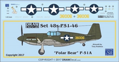 1:48 N.A. P-51A Mustang  "Polar Bear"