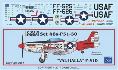 1:48 N.A. P-51D Mustang  "Val-Halla"