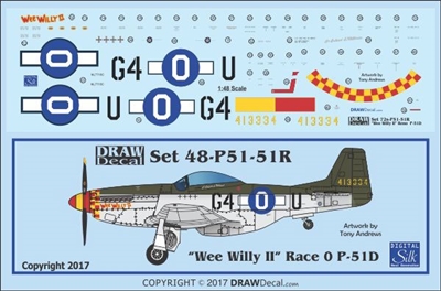1:48 N.A. P-51D Mustang  "Wee Willy II"