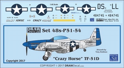 1:48 N.A. TF-51 Mustang  "Crazy Horse"