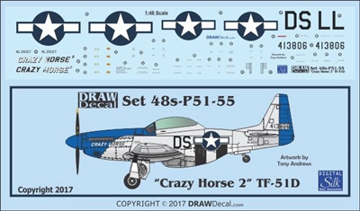 1:48 N.A. TF-51 Mustang  "Crazy Horse 2"