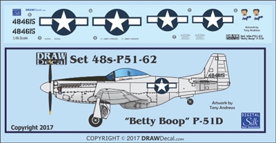 1:48 P-51D Mustang  "Betty Boop"