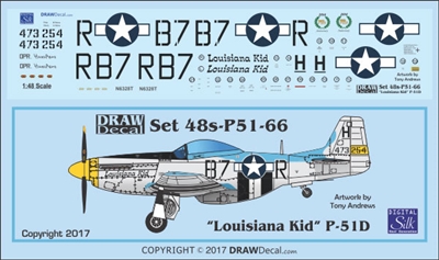 1:48 P-51D Mustang  "Louisiana Kid"