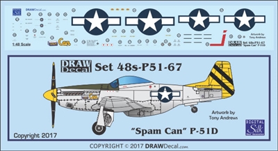 1:48 N.A. P-51D Mustang  "Spam Can"