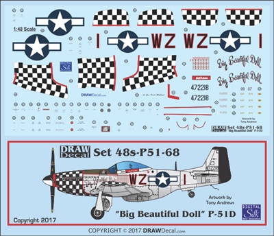 1:48 N.A. P-51D Mustang  "Big Beautiful Doll"