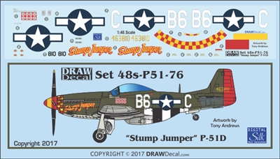 1:48 N.A. P-51D Mustang "Stump Jumper"