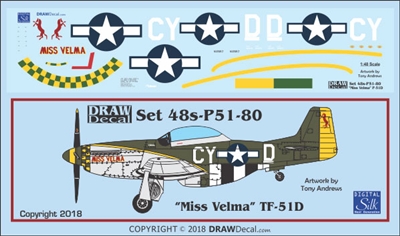 1:48 N.A. TF-51D Mustang "Miss Velma"