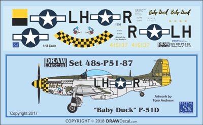 1:48 N.A. P-51D Mustang "Baby Duck"