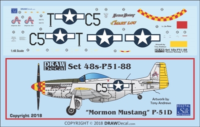 1:48 N.A. P-51D Mustang "Mormon Mustang" / "Sweet Mary Lou"
