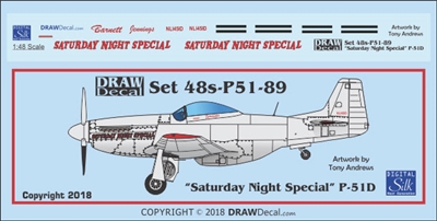 1:48 N.A. P-51D Mustang "Saturday Night Special"