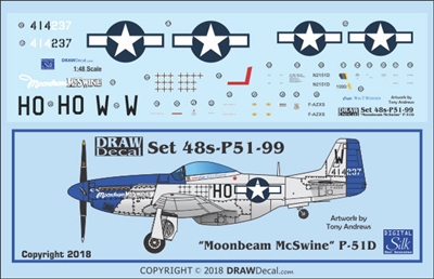 1:48 N.A. P-51D Mustang "Moonbeam McSwine"