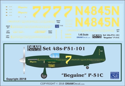 1:48 N.A. P-51C Mustang "Beguine"