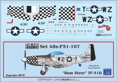 1:48 N.A. TF-51D Mustang "Bum Steer"