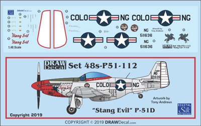 1:48 N.A. P-51D Mustang "Stang Evil"