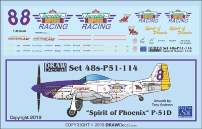 1:48 N.A. P-51D Mustang "Spirit of Phoenix"