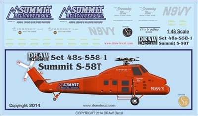 1:48 Summit Helicopters Sikorsky S.58T