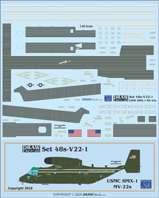 1:48 USMC HMX-1 Presidential MV-22
